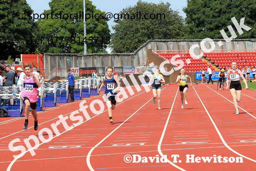 100 metres, 2024 Gateshead Tartan Games.  Photo: David T. Hewitson/Sports for All Pics